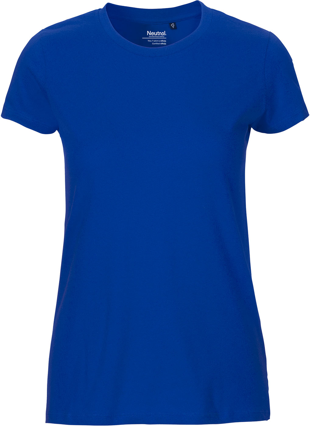 Royal blue ladies shirt top
