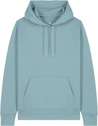 Iconic Hoodie aus Bio-Baumwolle - pebble blue