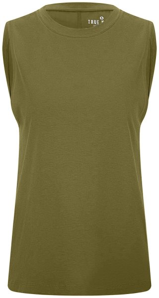 Active Tanktop aus Bio-Baumwolle & Modal - olive
