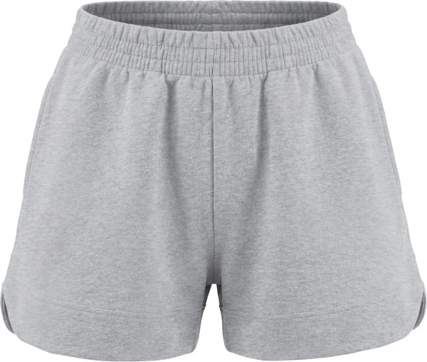 Organic Women's Sweat-Shorts - light heather