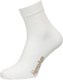 Socken aus Hanf - white