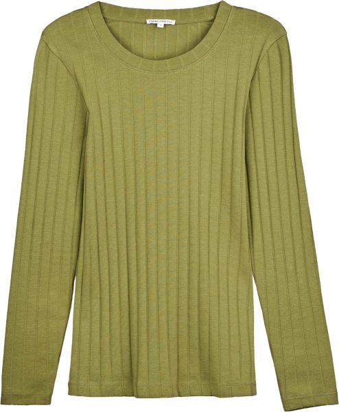 Langarmshirt aus Bio-Baumwolle - cedar green