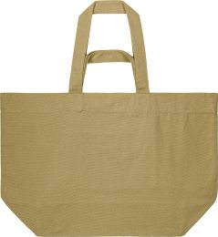 Shopping Bag aus recycelter Baumwolle - faded olive