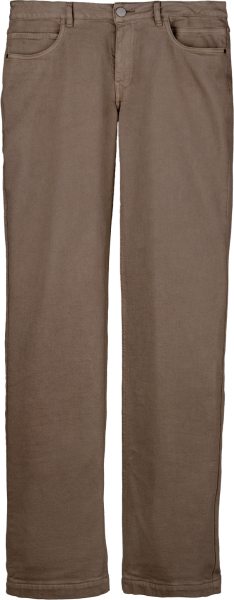 5-Pocket-Hose aus Bio-Baumwolle - dark mud