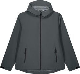 Herren Regenjacke aus recyceltem Polyester - anthracite