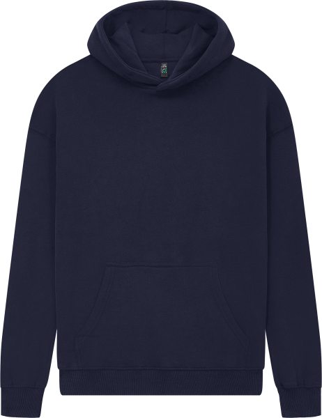 Organic Kinder Hoodie - sueded french navy