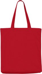 Tote Bag aus recycelter Baumwolle - passionate red