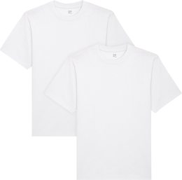 Super Heavy T-Shirt aus Bio-Baumwolle - 2er-Pack - white