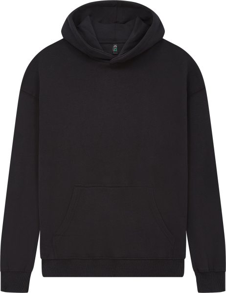 Organic Kinder Hoodie - sueded black