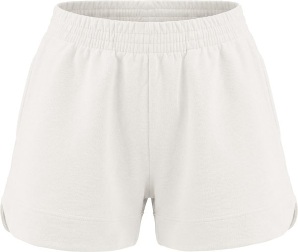 Organic Women's Sweat-Shorts - off white