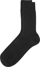Socken aus Bio-Baumwolle unisex - schwarz