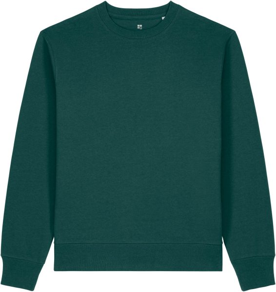 Sweatshirt aus Bio- & Recycling-Baumwolle - glazed green
