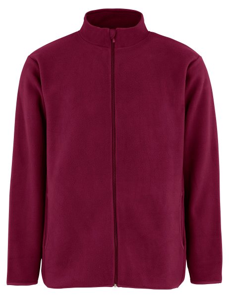 Recycled Fleece Jacket - bordeaux