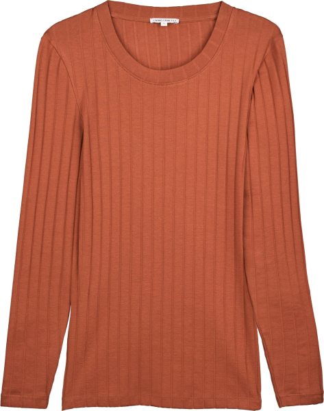 Langarmshirt aus Bio-Baumwolle - berber