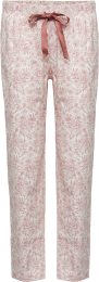 Lange Schlafhose aus Fairtrade Bio-Baumwolle - old rose print