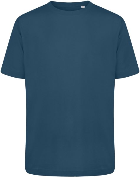 Organic Heavy Oversized T-Shirt - denim blue