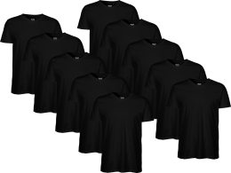 Fitted V-Neck T-Shirt aus Fairtrade Bio-Baumwolle - 10er-Pack