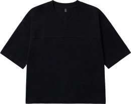 Organic Women's Oversized Football Jersey - black