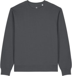 Sweatshirt aus Bio- & Recycling-Baumwolle - anthracite