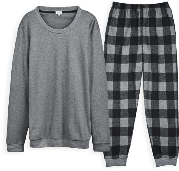 Schlafanzug aus Bio-Baumwolle - black/dark grey