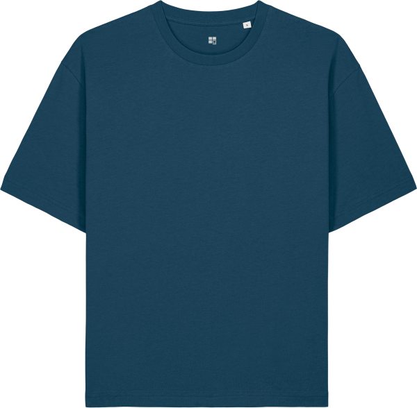 Basic Relaxed Fit T-Shirt aus Bio-Baumwolle - deep teal