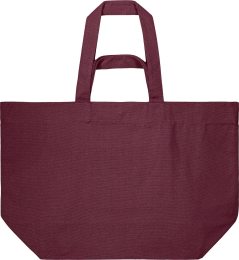 Shopping Bag aus recycelter Baumwolle - deep plum