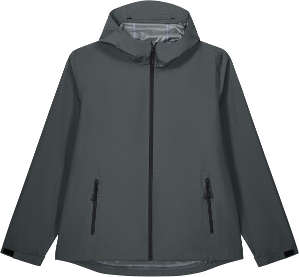 Herren Regenjacke aus recyceltem Polyester - anthracite