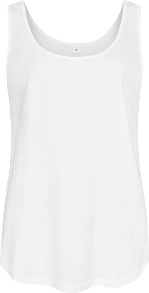 Loose Fit Tank Top - white