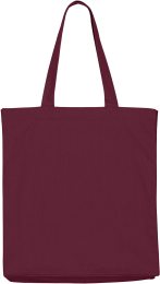 Tote Bag aus recycelter Baumwolle - deep plum