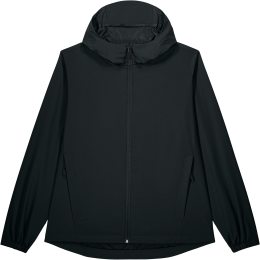 Windbreaker aus recyceltem Polyester - black
