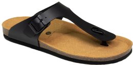 Zehentrenner-Pantolette - vegan champion - schwarz