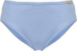 Jazz-Pants - Ajour-Feinripp aus Bio-Baumwolle - lightblue