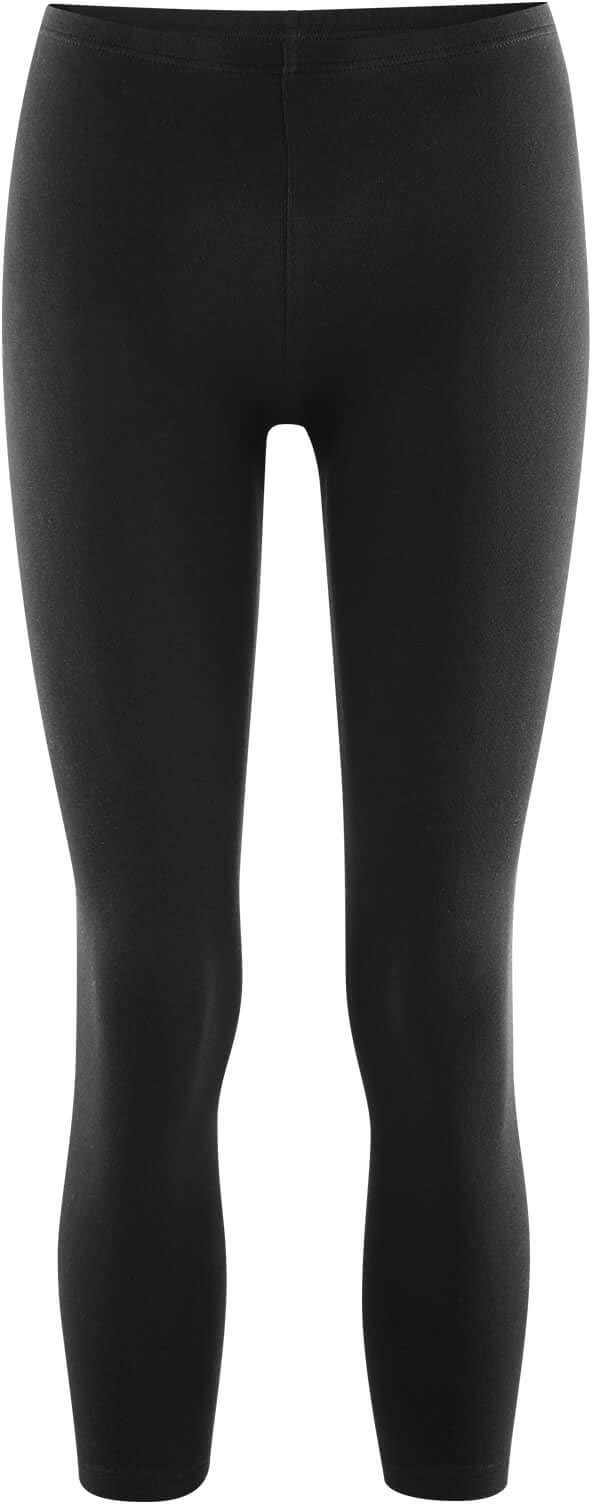 Schwarze Leggings mit 7/8 Länge | Bio-Baumwolle