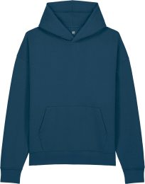 Basic Relaxed Fit Hoodie - deep teal