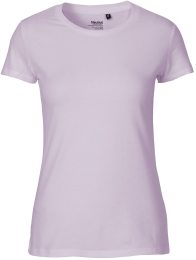Fitted T-Shirt aus Fairtrade Bio-Baumwolle - dusty purple