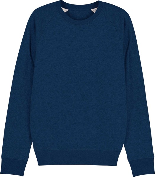 Sweatshirt aus Bio-Baumwolle - black heather blue