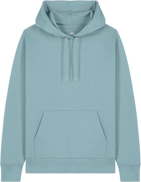 Iconic Hoodie aus Bio-Baumwolle - pebble blue