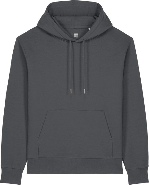 Hoodie aus Bio- & Recycling-Baumwolle - anthracite