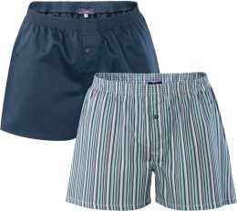 Boxer-Shorts aus Bio-Baumwolle - 2er Pack - navy blue