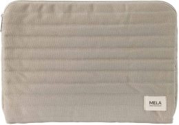 Gepolsterte Laptoptasche Vinusa aus Fairtrade Bio-Baumwolle - 15 Zoll - light stone
