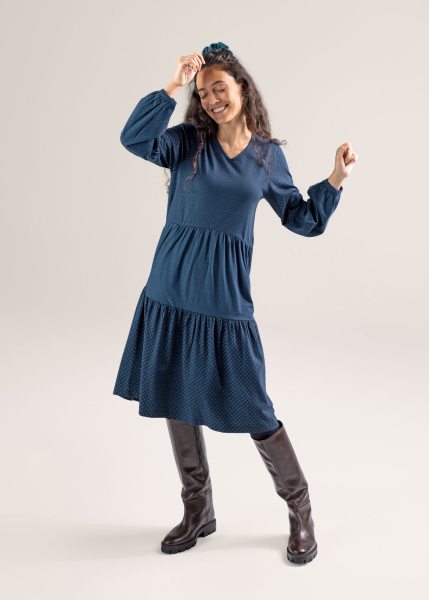 Durru Geripptes Kleid Aus Bio Baumwolle