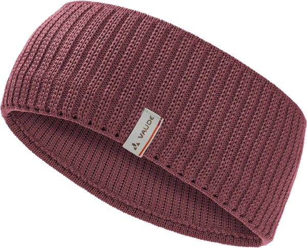 Rippstrick Stirnband Edo Headband - ruby dusk