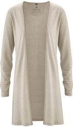 Jersey-Cardigan aus Hanf und Bio-Baumwolle - distel