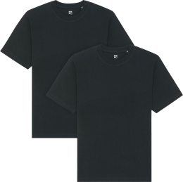 Super Heavy T-Shirt aus Bio-Baumwolle - 2er-Pack - black