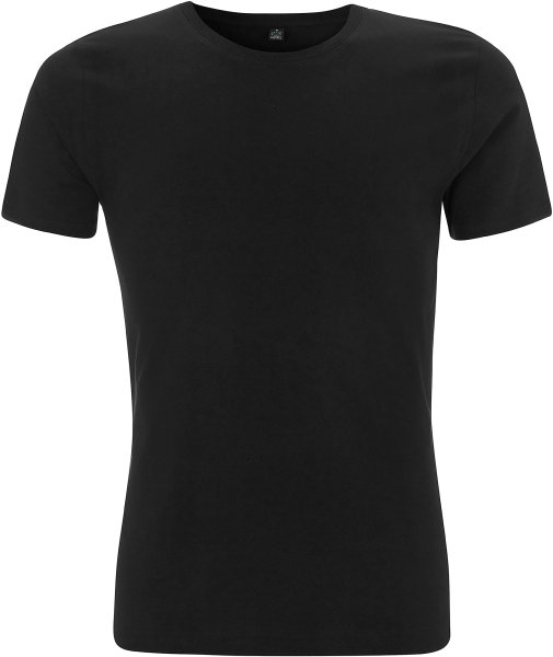 Schwarzes Slim Bio T Shirt Fur Manner Herren T Shirts Biobaumwolle Schmal Grundstoff Net