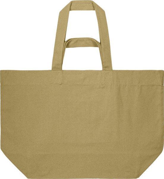Shopping Bag aus recycelter Baumwolle - faded olive