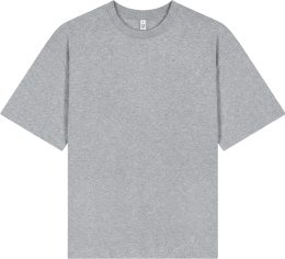 Organic Heavy Boxy T-Shirt - light heather