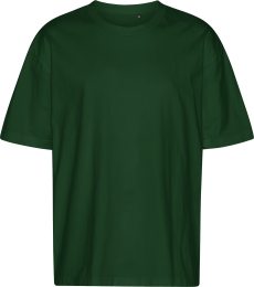 Tiger Cotton Oversized T-Shirt - bottle green