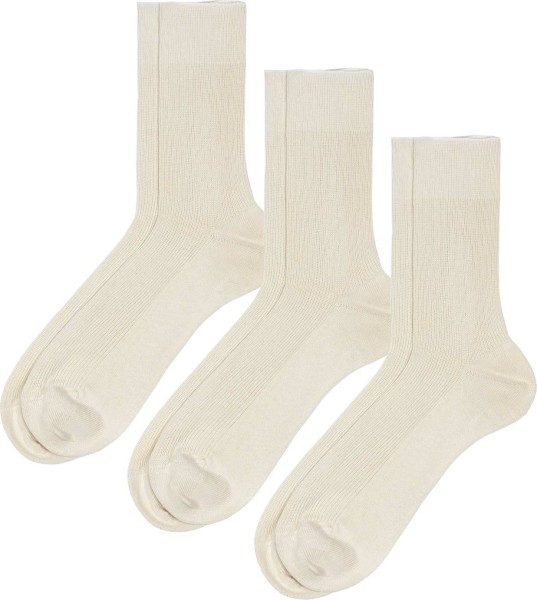 Socken aus Bio-Baumwolle unisex - natur 3er-Pack