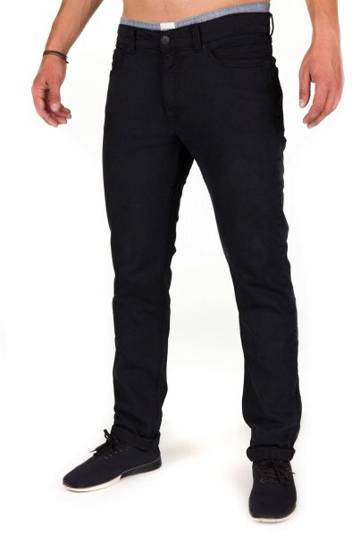 Organic Cotton Jeans - Tapered Fit - black